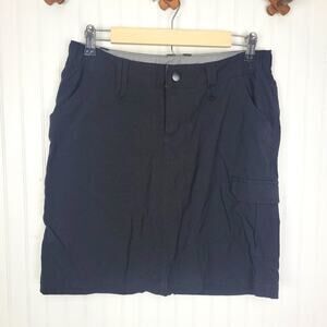Duluth Trading Black Hiking Athleisure Skort Womens Size 6 with Pockets